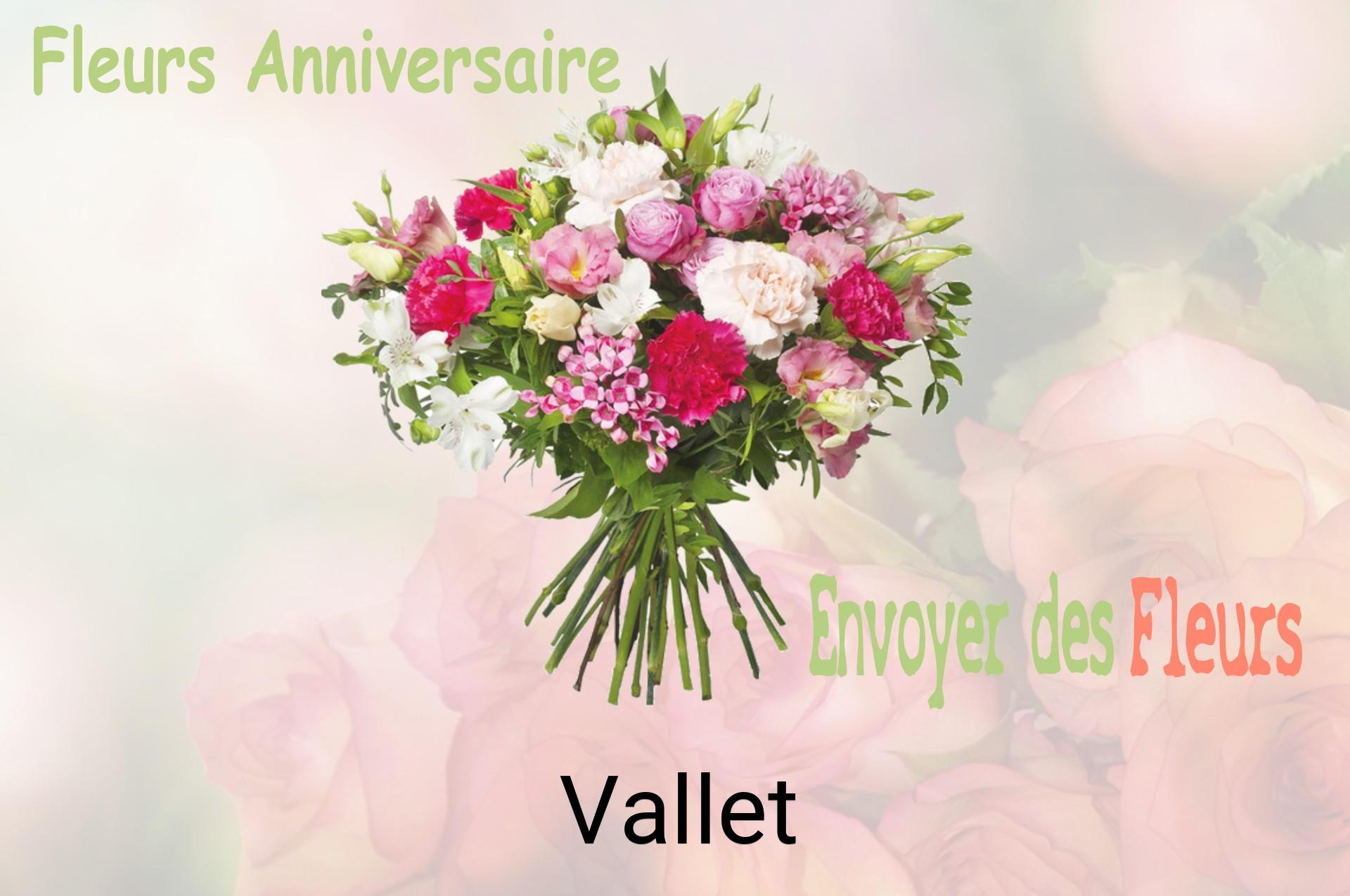Bouquet de fleurs d’anniversaire livré à Vallet